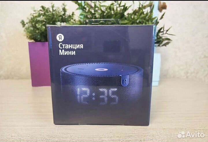 Яндекс станция мини с часами