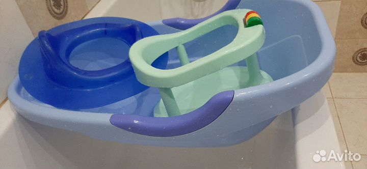 Ванночка+стульчик+сиденье на унитаз