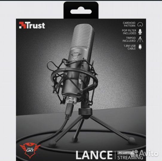 Игровой микрофон(Для стриминга) Trust gxt 242