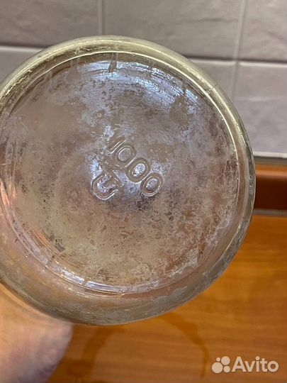 Бутыль стеклянная СССР
