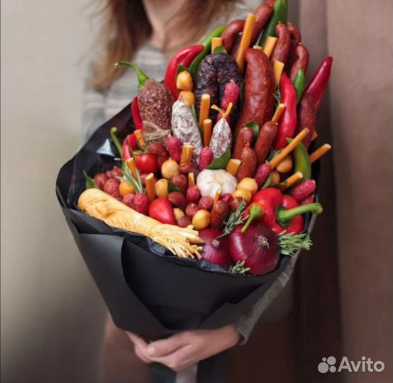 Букеты из колбас