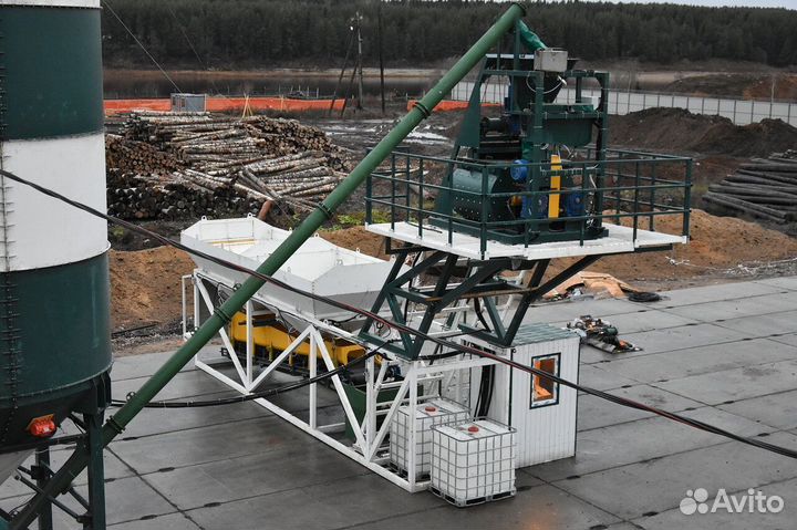 Бетонный завод мобильный 15 м3 под ключ