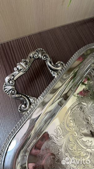 Поднос.Серебрение. Англия