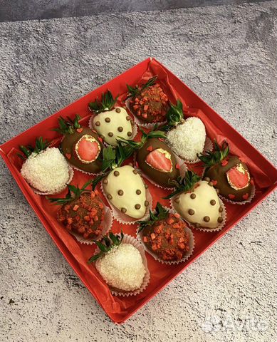 Клубника в бельгийском шоколаде 1 сентября