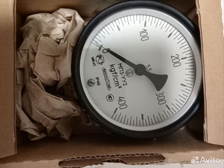 Манометр 400 кг/см мп3-уу2