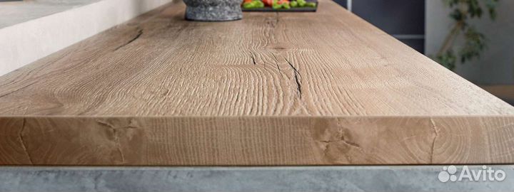 Подоконник из массива дерева