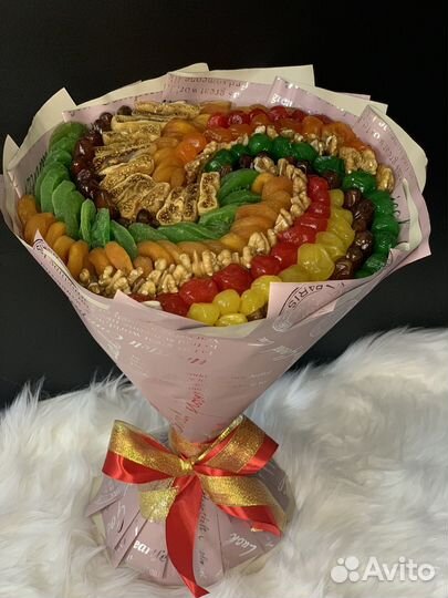 Съедобные букеты из сухофруктов