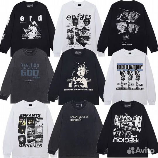Лонгслив enfants riches deprimes erd