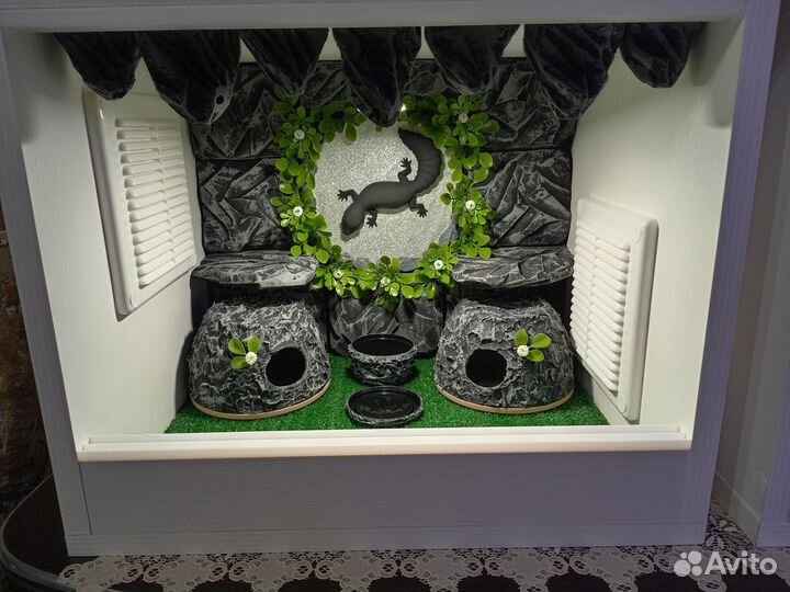 Террариум для эублефара под ключ