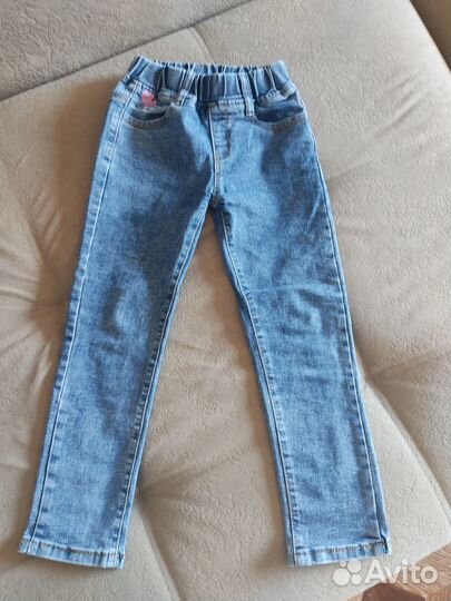 Джинсы для девочки 116