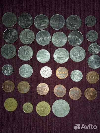 Монеты разные