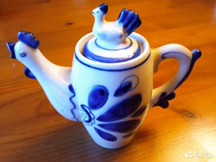 Чайник заварочный СССР Гжель