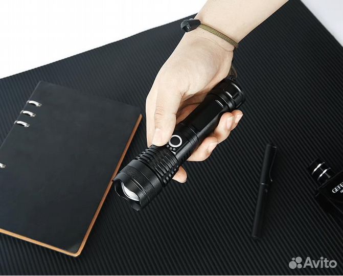 Мощный фонарь P50 + бокс + аккумулятор 26650