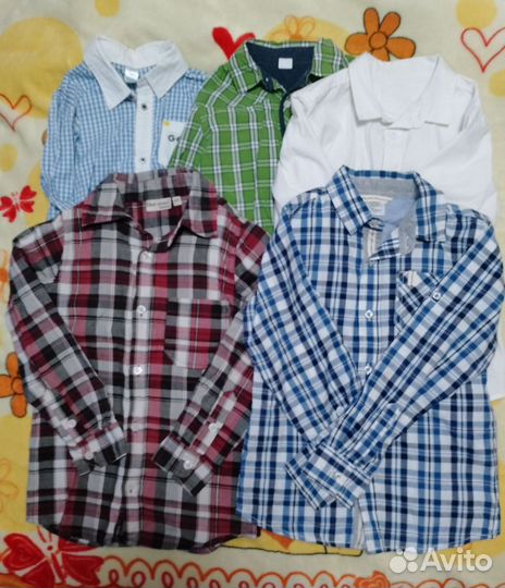 Вещи пакетом на мальчика рост 116 122, (15 вещей)