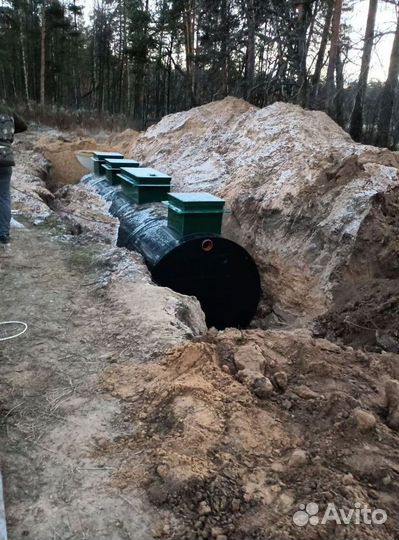 Установка септика под ключ