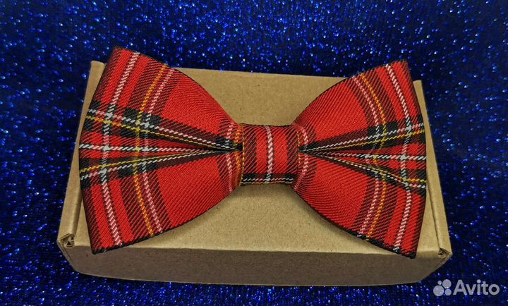 Галстуки бабочки шотландки