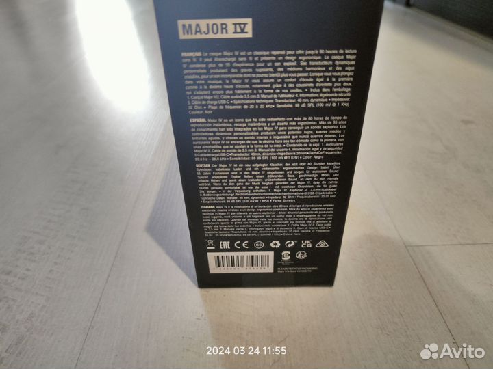 Наушники marshall major 4, новые