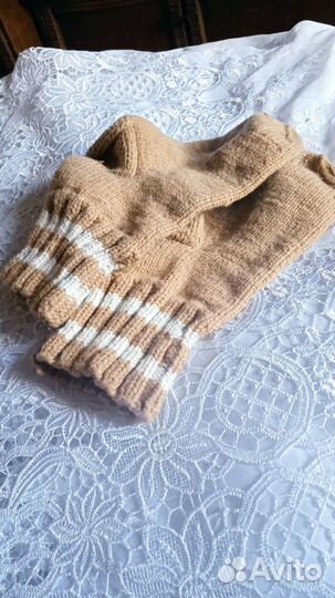 Носки шерстяные вязаные