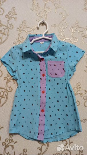 Рубашка детская р 110-116