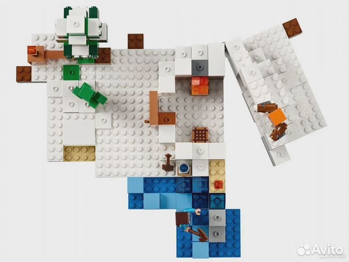 Аналог Minecraft (Снежное убежище - 21120)