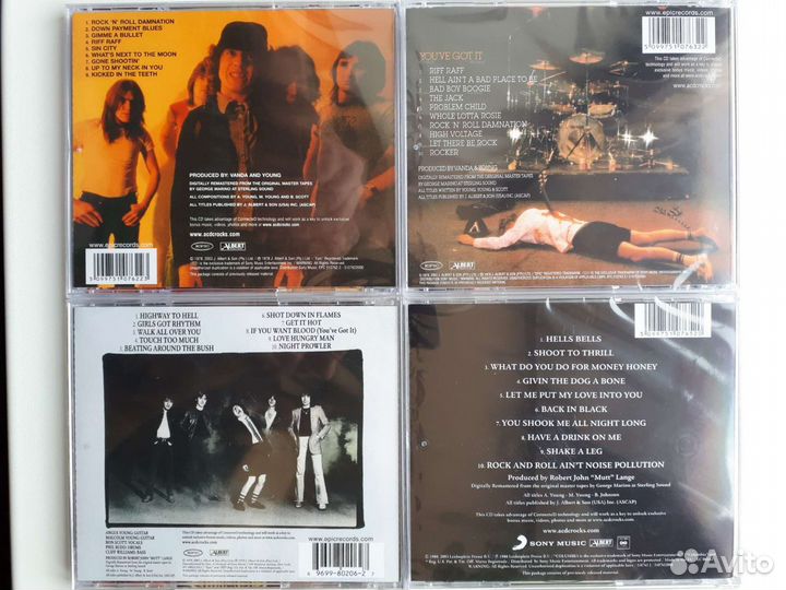 CD диски AC/DC