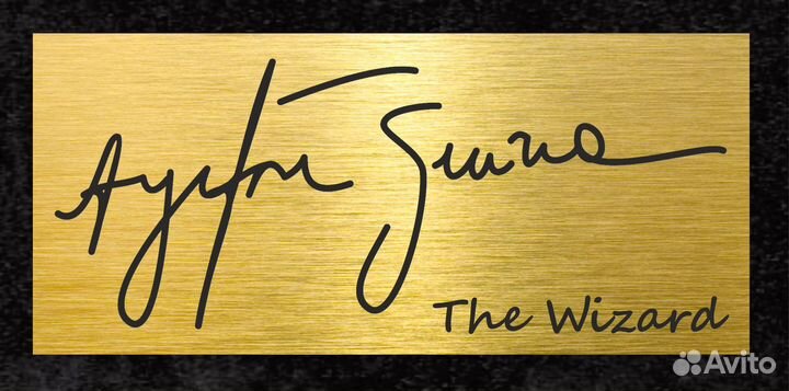 Ayrton Senna автограф и фото на металле