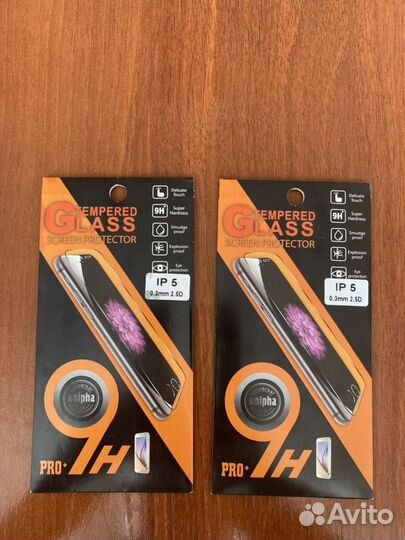 Стекло защитное для iPhone SE