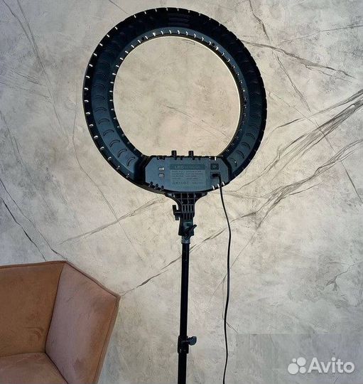 Кольцевая лампа 36 см + штатив 2м