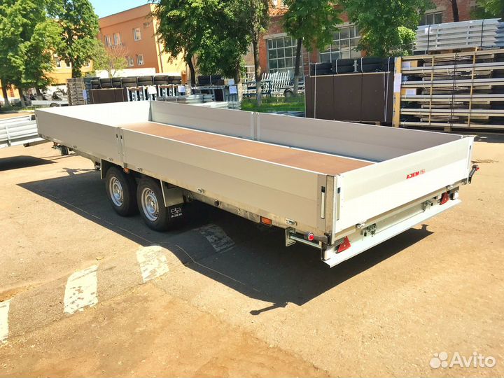 Тормозной прицеп для перевозки грузов. Кузов 5.1х2
