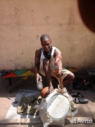 Кожа африканской козы плотная для джембе