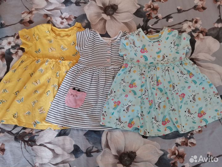 Одежда для девочки пакетом 80 86