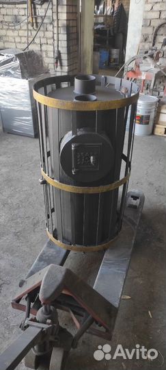 Печь банная с баком