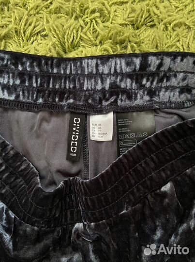 Велюровые шорты h&m
