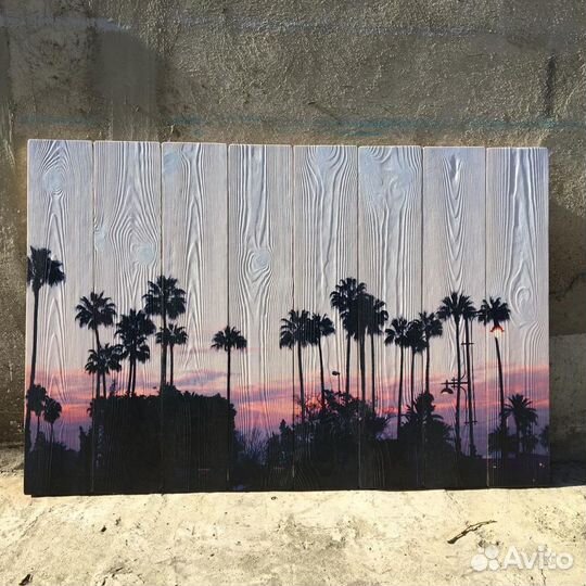 Модульные картины на дереве