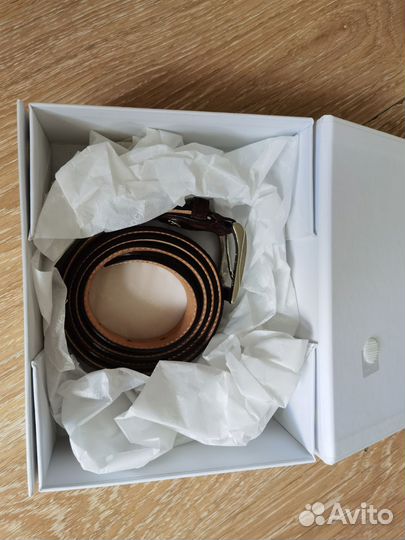 Ремень мужской из натуральной замши, 