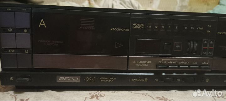 Двух кассетная дека Вега 122