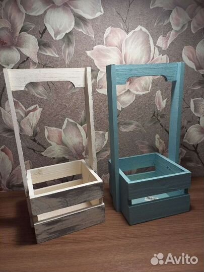 Деревянный ящик для подарков