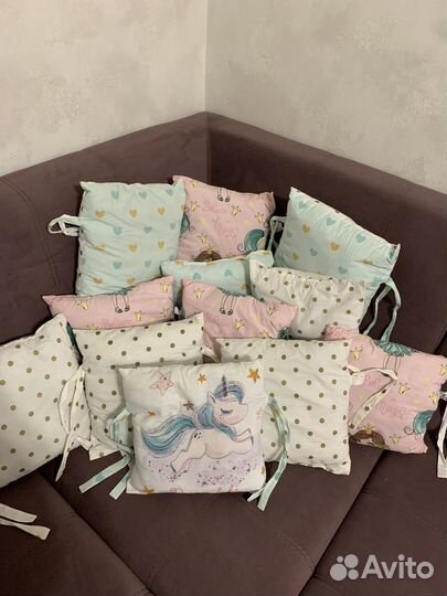 Бортики в кроватку бу