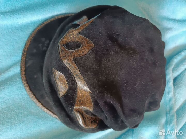 Шапка женская замша