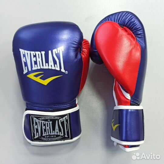Боксерские перчатки Everlast 6 8 10 12 14 унций