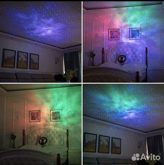Лазерный проектор звездного неба Alien новый