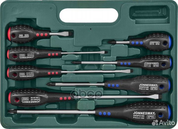 Комплект инструмента D04PP08S Jonnesway