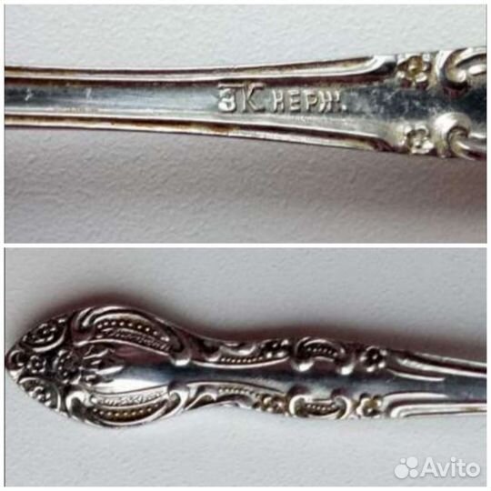 Ложки столовые мнц и чайные зк. По 6 шт