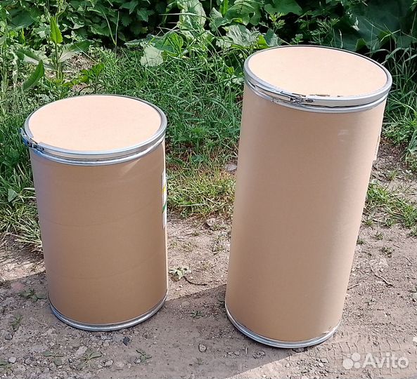 Бочка металлическая 200л 50л с крышкой