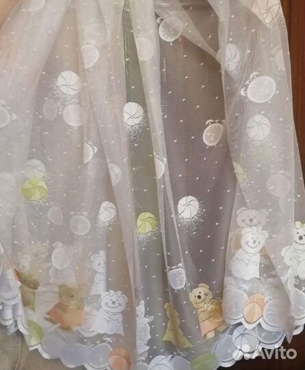 Тюль детская новая