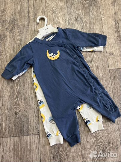 Комплект слипов h&m 2шт 56р новое