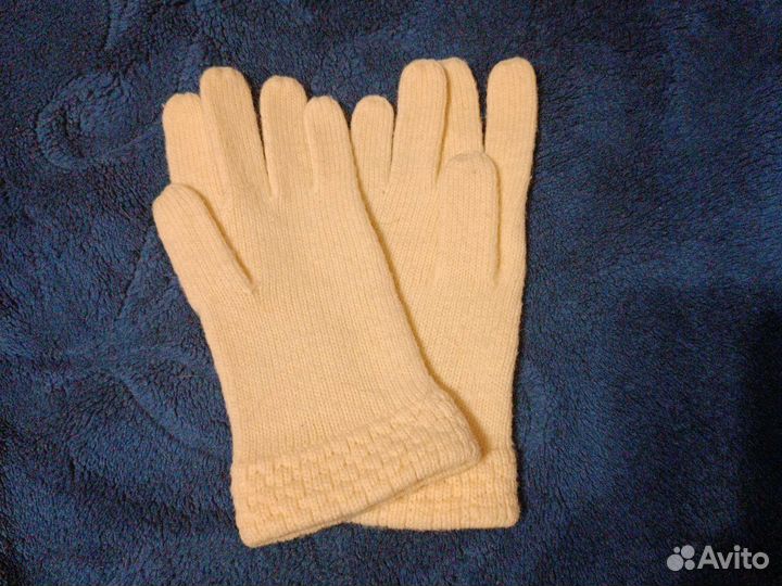 Перчатки вязаные женские