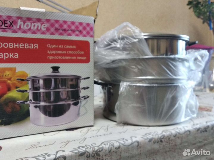 Двухуровневая пароварка Bradex