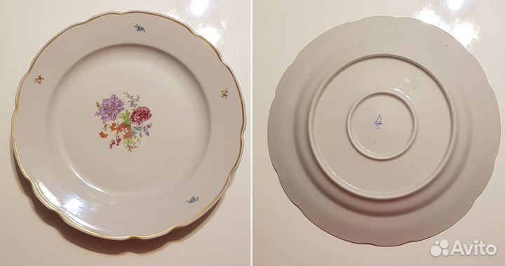 Блюда большие винтажные Дулево, Конаково СССР