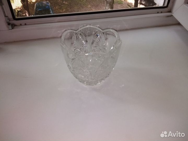 Салатник из хрусталя